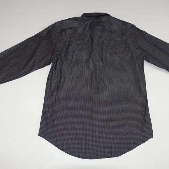 Red X Men's Button Front Shirt Medium NWT Long Sleeves Dark Grey 100% Cotton M - Picture 6 of 7